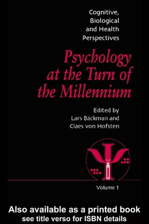 Psychology at the Turn of the Millennium, Volume 1