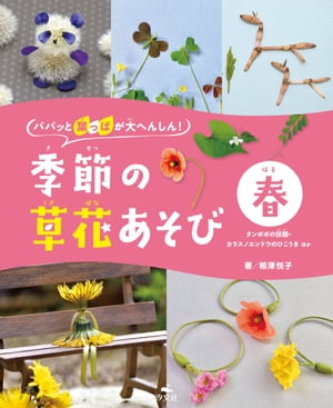 パパッと葉っぱが大へんしん！季節の草花あそび　春　タンポポの妖精・カラスノエンドウのひこうき　ほか