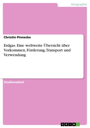 Erdgas. Eine weltweite ?bersicht ?ber Vorkommen, F?rderung, Transport und Verwendung