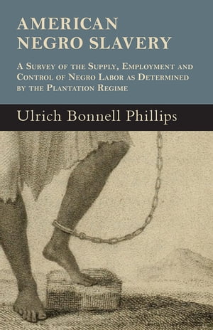 American Negro Slavery - A Survey Of The Supply, Employment And Control Of Negro Labor As Determined By The Plantation Regime