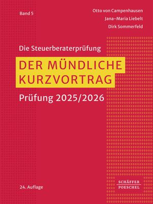 Der m?ndliche Kurzvortrag Pr?fung 2025/2026【電子書籍】[ Otto Campenhausen ]