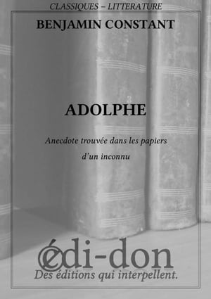 AdolpheŻҽҡ[ Benjamin Constant ]