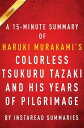 Summary of Colorless?Tsukuru?Tazaki and His Years of Pilgrimage by Haruki Murakami | Includes Analysis