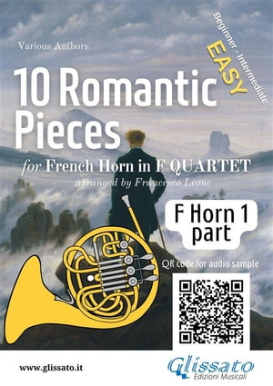 French Horn 1 part of "10 Romantic Pieces" for Horn Quartet