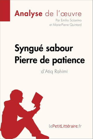 Syngué Sabour. Pierre de patience d'Atiq Rahimi (Analyse de l'oeuvre)