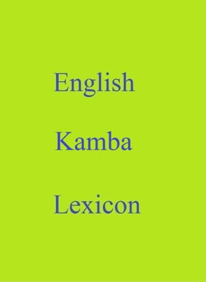 English Kamba Lexicon