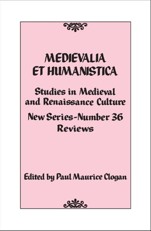 Medievalia et Humanistica, No. 36