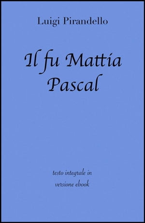 Il fu Mattia Pascal di Luigi Pirandello in ebook