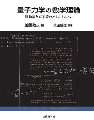 量子力学の数学理論 摂動論と原子等のハミルトニアン【電子書籍】[ 加藤 敏夫 ]