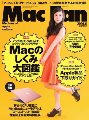 ＜p＞※このコンテンツはカラーのページを含みます。カラー表示が可能な端末またはアプリでの閲覧を推奨します。＜br /＞ （kobo glo kobo touch kobo miniでは一部見えづらい場合があります）＜/p＞ ＜p＞アップル社のMacを中心に、多種多様なMacファンニーズにお応えする月刊雑誌です。わかりやすく、楽しく、面白い。Macのようなマガジンがコンセプトです。＜/p＞ ＜p＞このデジタル雑誌には目次に記載されているコンテンツが含まれています。＜br /＞ それ以外のコンテンツは、本誌のコンテンツであっても含まれていませんのでご注意ださい。＜br /＞ また著作権等の問題でマスク処理されているページもありますので、ご了承ください。＜/p＞ ＜p＞Mac Fanロゴ＜br /＞ 【INDEX】今月のThink different.＜br /＞ 【お知らせ】ムック_Macソフト大全2016＜br /＞ 【CONTENTS1】＜br /＞ 【お知らせ】縮刷版DVD＜br /＞ 【CONTENTS2】＜br /＞ Mac Fanロゴ＜br /＞ 【FUTURE IN THE MAKING】林信行＜br /＞ 【現場を変えるMobilityのアイデア】福田弘徳＜br /＞ 【フツウを変える、フツウをつくる】三橋ゆか里＜br /＞ 【Mobile Bohemian 旅するように暮らし、遊び、働く】四角大輔＜br /＞ 【お知らせ】Meet up アップル×クリエイティブ×学生＜br /＞ 【TALK】清水富美加＜br /＞ 【SPECIAL1】AppleユーザのためのSIM完全理解＜br /＞ 【SPECIAL2】［対談］有馬誠×本誌編集長　なぜ今、モバイルなのか？＜br /＞ 【TOPICS】新MacBookと「Skylake」を読み解く＜br /＞ 【TOPICS】終わりなき「Apple vs FBI」問題 〜信頼か、それとも安全か？＜br /＞ 【TOPICS】議員の危機感から始まったiPad Proによる議会の見える化＜br /＞ 【TOPICS】信頼筋からの情報、次は「iPhone Pro」＜br /＞ 【TOPICS】アップル40周年の海賊旗に見る、いまだ色あせない開拓精神＜br /＞ 【TOPICS】音楽配信サービスの主導権を奪うApple Musicの意欲的な進化＜br /＞ 【TOPICS】OS X標準「メモ」にキラー機能追加！ これでもうEvernoteはいらない！？＜br /＞ Blackmagic Design＜br /＞ 【特集1】Macのしくみ大図鑑＜br /＞ 【特集2】1円でもおトクに売るためのApple製品下取りガイド＜br /＞ 【お知らせ】MacFan_Mooks のご案内＜br /＞ 【ANOTHER FIELD】＜br /＞ 【医療とアップル】1万人の臨床データをすぐに集めた慶應の「Reserchkit」アプリ＜br /＞ 【ビジネスとアップル】「Xsan」ではじめるシンプルで安価なSAN構築＜br /＞ 【MacBookカイゼン課】iPhoneで快適にテザリングする＜br /＞ 【マックファンスタディ】3Dプリント＜br /＞ 【アップルのミカタ】MetaMoJi＜br /＞ 【旅する鈴木】月明かりのフィッツロイ＜br /＞ 【MacFanビギナーズ】＜br /＞ 【定番ソフト自由自在】メモ＜br /＞ 【最適かい？】毎日気軽に続けられる日記ソフト＜br /＞ 【Mac App Storeナビ】＜br /＞ 【MacとiPhone共存共栄】Apple Musicで新しいリスニング体験！＜br /＞ 【Mac便利ワザショウタイム】ソフト管理と便利な操作＜br /＞ 【読者プレゼント】＜br /＞ Mac Fanロゴ＜br /＞ 【お知らせ】定期購読のご案内＜br /＞ 【Swift冒険記】Macソフトを作ってみよう＜br /＞ 【OS Xのシンソウ】OS Xのセキュリティ機能「Gatekeeper」ってどういう仕組みなの？＜br /＞ 【Macでウィンドウズ】新仮想化ソフトVeertuを使う＜br /＞ 【Macの知恵の実】最近のSiriはなぜこんなに賢くなったのか？＜br /＞ 【Macの常識・非常識】見やすさを優先させるなら解像度を下げて視認性を上げるべし！＜br /＞ 【COMIC】X（てん）までとどけ＜br /＞ 【Macの媚薬】「超」大容量ファイルはどうやって送る？＜br /＞ 【日々是検証】＜br /＞ 【日々是検証】9.7インチiPad Pro（Wi-Fi＋Cellular 32GB）＜br /＞ 【日々是検証】エコタンク搭載プリンタ EW-M660FT＜br /＞ 【日々是検証】かんたんインターネットラジオ・デジタルフォトフレーム＜br /＞ 【日々是検証】Hyper++ USB Type-C 5 in 1 Hub＜br /＞ 【ACCESSORY】iなmono＜br /＞ 【快発会社pAple Inc.】憧れの自宅スタジオレコーディング！ でも、Macが言うこと聞かないぜ…。＜br /＞ 【トライ＆エラーGOハッピー】何が埋まっているのかこのメガアプリ　イイモノを探して今日もさまよう＜br /＞ 【APPLE LIFE】書類をスキャンする×美崎栄一郎＜br /＞ 【APPLE LIFE】Keynoteでイベントを盛り上げる×大須賀淳＜br /＞ 【APPLE LIFE】読む×徳本昌大＜br /＞ Mac Fanロゴ＜br /＞ 【林檎職人】柿本ケンサク＜br /＞ 【iPad Pro｜想像を超える創造】iPadプロは人間の感覚に近い道具（牧かほり）＜br /＞ 【Wakatsuki Works World】とってもかわいい猫写真を撮影しよう！＜br /＞ 奥付＜br /＞ 【Mac Fanは応援します】＜/p＞画面が切り替わりますので、しばらくお待ち下さい。 ※ご購入は、楽天kobo商品ページからお願いします。※切り替わらない場合は、こちら をクリックして下さい。 ※このページからは注文できません。