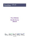 Pure Metals in South Korea Market Sales【電子書籍】[ Editorial DataGroup Asia ]