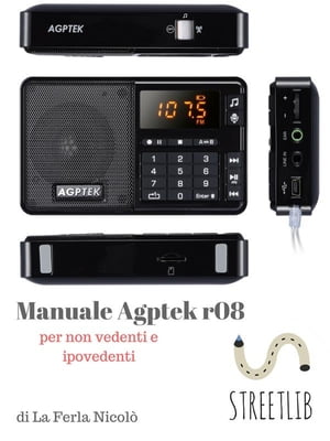 manuale lettore mp3 AGPtek r08 (per non vedenti 