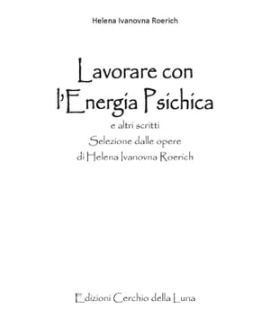 Lavorare con l'Energia Psichica