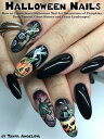 Halloween Nails: How to Create Scary Halloween Nail Art Decorations of Pumpkins, Dark Forests, Ghost Houses and Crazy Landscapes 【電子書籍】 Tanya Angelova