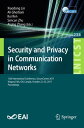 ＜p＞This book constitutes the thoroughly refereed roceedings of the 13th International Conference on Security and Privacy in Communications Networks, SecureComm 2017, held in Niagara Falls, ON, Canada, in October 2017.＜/p＞ ＜p＞The 31 revised regular papers and 15 short papers were carefully reviewed and selected from 105 submissions. The topics range from security and privacy in machine learning to differential privacy, which are currently hot research topics in cyber security research.＜/p＞画面が切り替わりますので、しばらくお待ち下さい。 ※ご購入は、楽天kobo商品ページからお願いします。※切り替わらない場合は、こちら をクリックして下さい。 ※このページからは注文できません。