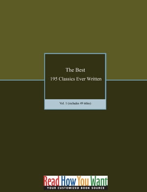 ŷKoboŻҽҥȥ㤨The Best 195 Classics Ever Written - Volume 1Żҽҡ[ Various ]פβǤʤ360ߤˤʤޤ