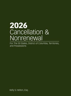 2026 Cancellation & Nonrenewal【電子書籍】[ Kelly S Helton, J.D. ]