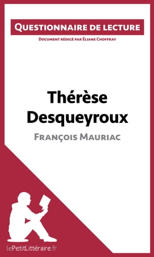 Thérèse Desqueyroux de François Mauriac