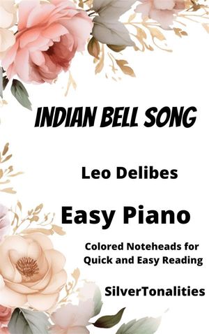 Indian Bell Song Piano Sheet Music with Colored Notation