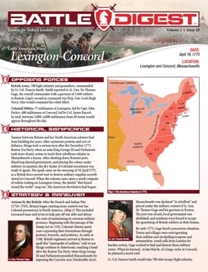 Battle Digest: Lexington-Concord【電子書籍】[ Christopher J. Petty ]