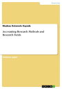 Accounting Research Methods and Research Fields【電子書籍】 Musbau Kolawole Kayode