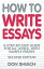 How To Write Essays