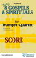 Trumpet quartet sheet music "8 Gospels & Spirituals" score