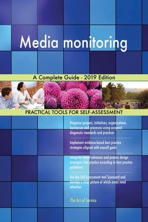 ＜p＞Are there any tools that are effectively integrating traditional web analytics with social media monitoring to measure in depth multi channel marketing? How is your price positioned towards the price of your competitors? How do you know if your social media marketing strategy is effective? For social media in a business context what differences are there between social media monitoring text analytics and predictive analytics tools? Are any of these offshored; customer analytics, social media monitoring, analytics, fraud analytics and modelling?＜/p＞ ＜p＞This valuable Media monitoring self-assessment will make you the reliable Media monitoring domain authority by revealing just what you need to know to be fluent and ready for any Media monitoring challenge.＜/p＞ ＜p＞How do I reduce the effort in the Media monitoring work to be done to get problems solved? How can I ensure that plans of action include every Media monitoring task and that every Media monitoring outcome is in place? How will I save time investigating strategic and tactical options and ensuring Media monitoring costs are low? How can I deliver tailored Media monitoring advice instantly with structured going-forward plans?＜/p＞ ＜p＞There’s no better guide through these mind-expanding questions than acclaimed best-selling author Gerard Blokdyk. Blokdyk ensures all Media monitoring essentials are covered, from every angle: the Media monitoring self-assessment shows succinctly and clearly that what needs to be clarified to organize the required activities and processes so that Media monitoring outcomes are achieved.＜/p＞ ＜p＞Contains extensive criteria grounded in past and current successful projects and activities by experienced Media monitoring practitioners. Their mastery, combined with the easy elegance of the self-assessment, provides its superior value to you in knowing how to ensure the outcome of any efforts in Media monitoring are maximized with professional results.＜/p＞ ＜p＞Your purchase includes access details to the Media monitoring self-assessment dashboard download which gives you your dynamically prioritized projects-ready tool and shows you exactly what to do next. Your exclusive instant access details can be found in your book. You will receive the following contents with New and Updated specific criteria:＜/p＞ ＜p＞- The latest quick edition of the book in PDF＜/p＞ ＜p＞- The latest complete edition of the book in PDF, which criteria correspond to the criteria in...＜/p＞ ＜p＞- The Self-Assessment Excel Dashboard＜/p＞ ＜p＞- Example pre-filled Self-Assessment Excel Dashboard to get familiar with results generation＜/p＞ ＜p＞- In-depth and specific Media monitoring Checklists＜/p＞ ＜p＞- Project management checklists and templates to assist with implementation＜/p＞ ＜p＞INCLUDES LIFETIME SELF ASSESSMENT UPDATES＜/p＞ ＜p＞Every self assessment comes with Lifetime Updates and Lifetime Free Updated Books. Lifetime Updates is an industry-first feature which allows you to receive verified self assessment updates, ensuring you always have the most accurate information at your fingertips.＜/p＞画面が切り替わりますので、しばらくお待ち下さい。 ※ご購入は、楽天kobo商品ページからお願いします。※切り替わらない場合は、こちら をクリックして下さい。 ※このページからは注文できません。