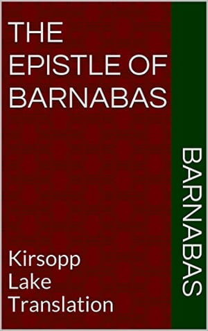 The Epistle of Barnabas