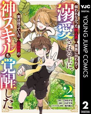 報われなかった村人A、貴族に拾われて溺愛される上に、実は持っていた伝説級の神スキルも覚醒した 2