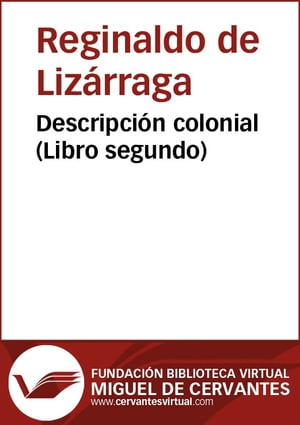 Descripci?n colonial (libro primero)