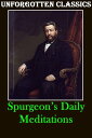 Spurgeon’s Daily Meditations