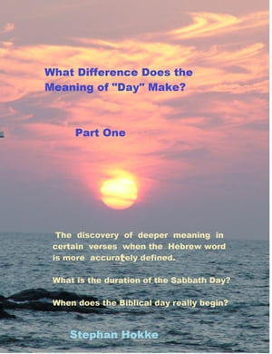What Difference Does the Definition of 'Day' Make?