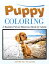 Puppy Coloring: A Realistic Picture Reference Book for Adults