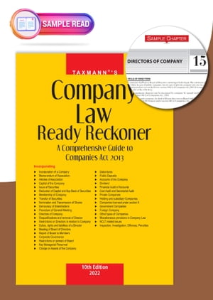 Taxmann's Company Law Ready Reckoner