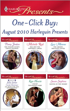 One-Click Buy: August 2010 Harlequin Presents