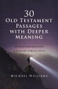 ŷKoboŻҽҥȥ㤨30 Old Testament Passages with Deeper Meaning The Surprising Significance of Seemingly Ordinary VersesŻҽҡ[ Michael Williams ]פβǤʤ1,604ߤˤʤޤ