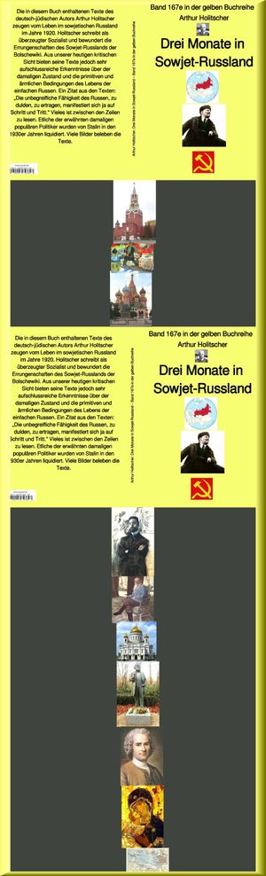 Arthur Holitscher: Drei Monate in Sowjet-Russland Band 167 in der gelben Buchreihe