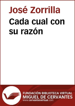 ŷKoboŻҽҥȥ㤨Cada cual con su raz?nŻҽҡ[ Jos? Zorrilla ]פβǤʤ202ߤˤʤޤ