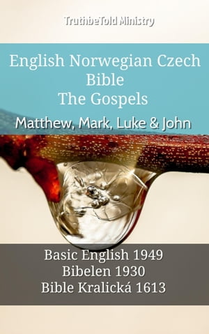 English Norwegian Czech Bible - The Gospels - Matthew, Mark, Luke & John