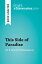 This Side of Paradise by F. Scott Fitzgerald (Book Analysis) Detailed Summary, Analysis and Reading GuideŻҽҡ[ Bright Summaries ]