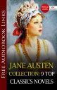 The JANE AUSTEN COLLECTION 9 TOP CLASSICS NOVELS (with Free Audio Links)(SENSE AND SENSIBILITY,PRIDE AND PREJUDICE,MANSFIELD PARK,EMMA,NORTHANGER ABBEY,PERSUASION,LADY SUSAN,SANDITON,THE WATSONS)