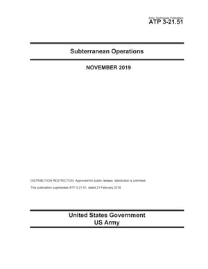 Army Techniques Publication ATP 3-21.51 Subterranean Operations November 2019