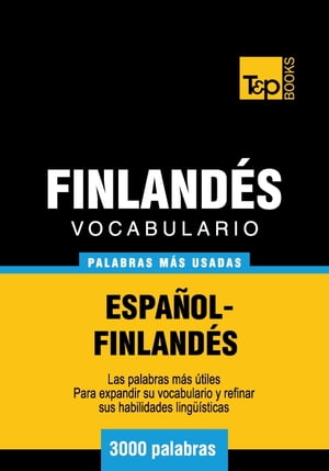 Vocabulario Español-Finlandés - 3000 palabras más usadas