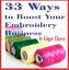 33 Ways to Boost Your Embroidery Business