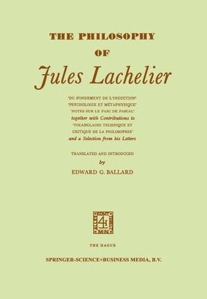 The philosophy of Jules Lachelier