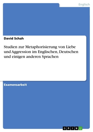 ＜p＞Examensarbeit aus dem Jahr 1995 im Fachbereich Anglistik - Linguistik, Note: 1,3, Rheinische Friedrich-Wilhelms-Universit?t Bonn (Anglistisches Seminar), 70 Quellen im Literaturverzeichnis, Sprache: Deutsch, Abstract: Das Hauptanliegen dieser Arbeit ist, zu untersuchen, welche Gemeinsamkeiten und Unterschiede es bei der Metaphorisierung der beiden Gef?hlsbereiche Aggression und Liebe im Englischen und Deutschen gibt. Dar?ber hinaus soll auch eine Reihe weiterer Sprachen in die Untersuchung einbezogen werden, um Aufschlu? dar?ber zu erhalten, ob gewisse Metaphernmuster sprachliche Universalien sind oder ob sie von einem be-stimmten soziokulturellen Umfeld der betreffenden Sprachgemeinschaft abh?ngen. Ausgangspunkt der Untersuchung ist die Feststellung von Lakoff (1987), da? im amerikanischen Englisch Aggression und Liebe auffallend ?hnlich metaphorisiert werden. Lakoff h?lt dies f?r ein typisch amerikanisches Ph?nomen und sieht einen kausalen Zusammenhang zwischen aggressiver Liebesmetaphorik und sexueller Gewalt in den USA. Diese Hypothese Lakoffs wirft die Frage nach der Kausalit?t zwischen Sprache, Denken, Verhalten, Kultur und Biologie auf. Da? Sprache und Denken einer Wechselwirkung unterliegen, scheint seit Sapir und Whorf mehr oder weniger akzeptiert zu werden, auch wenn - wie beispielsweise zwischen Lakoff und Lyons - Unterschiede in der Exegese der Sapir-Whorf-Hypothese zu Tage treten. Strittig ist allerdings die Frage nach der Gewichtung von soziokulturellen und genetischen Einfl?ssen auf Sprache und Denken. Anhand von Lyons soll die Meinung exemplifiziert werden, da? der Kultur hierbei die weitaus gr??ere Bedeutung beizumessen sei, w?hrend biologische Faktoren in den Hintergrund zu treten h?tten. Die Metaphorisierung von Liebe h?lt auch Lakoff f?r kulturell bedingt, er ist aber der Auffassung, da? die Art und Weise, wie Liebe metaphorisiert wird, auch umgekehrt das Verhalten der Sprecher beeinflussen und somit deren Kultur mitpr?gen k?nne. Ein Vergleich der Metaphorisierung von Aggression und Liebe im Englischen, Deutschen und einigen anderen Sprachen kann zur Kl?rung des Kausalit?tsproblems beitragen. Stellt sich n?mlich heraus, da? die aggressive Liebesmetaphorik im Amerikanischen tats?chlich ein Einzelfall ist, w?rden sowohl Lakoffs These von der Beeinflussung des Verhaltens durch die Sprache, als auch Lyons' Annahme, da? die Kultur den entscheidenden Einflu? auf Denken und Sprache habe, an Plausibilit?t gewinnen. [...]＜/p＞画面が切り替わりますので、しばらくお待ち下さい。 ※ご購入は、楽天kobo商品ページからお願いします。※切り替わらない場合は、こちら をクリックして下さい。 ※このページからは注文できません。