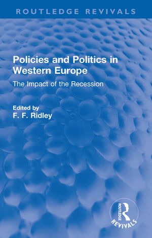 Policies and Politics in Western Europe