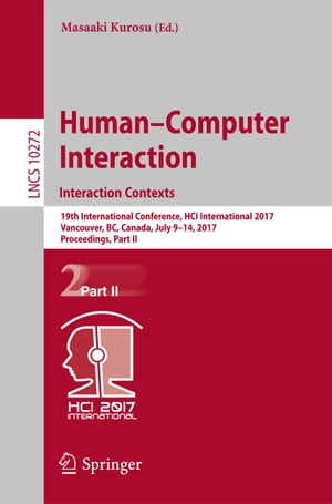 Human-Computer Interaction. Interaction Contexts