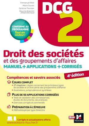 DCG 2 - Droit des affaires - Manuel et applications 2025-2026